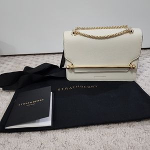 Strathberry East/West mini in Vanilla NWT